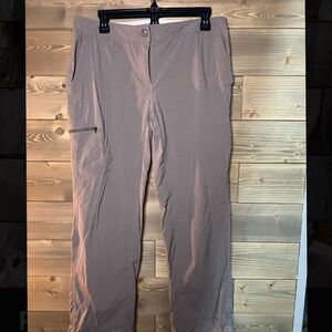 L.L. Bean Women’s Size 12 petite adjustable Tan Pants
